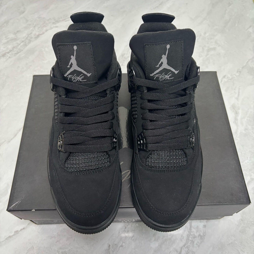 Men's Retro 4 Black Cat Athletic Shoes Sneakers
